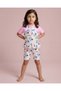 Girls Minnie Frill Allover Print Swim Onesie - 3