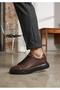 Blf-010 Men's Sneaker Daily Casual Sports Shoes Brown Black Sole - 2