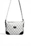 White - Black Monogram Women's Crossbody Bag Sp784