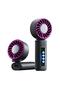 Foldable TEC Cooling Fan with Dynamic Display – 3000mAh