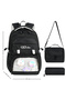 Waddell Licensed Twill Fabric Logo Cover School Backpack, Thermal Lunch Bag and Pen Holder - 2