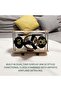 Airplane Flip Clock Retro Vintage Auto Flip Desk & Wall Clock, Mechanical Digital Flip Down Clock - 7