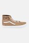 Men Sk8-Hi Tapered Lace Up Skate Shoes, Taupe - 4