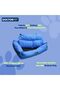 Makaron Series Rectangle Pet Bed Small - 60x50x19cm - Soft Washable Fabric, Reversible Cushion, Non-Slip Base - Ideal for Cats & Small Dogs - 4