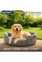 Earth Bound Pet Bed Large - Grey - Premium Waterproof Cushion Bed with Sustainable Filling & Durable Exterior – 70 x 60 x 25 cm - 2