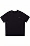 Infinity Printed Black Oversize Crew Neck T-Shirt