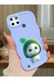 Realme C21Y Compatible Case Camera Protector Blue Silicone Couple Phone Case Cute Pattern