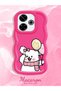 Redmi 13 Compatible Case Camera Protector Red Silicone Couple Phone Case Cat Pattern - 2