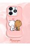 Tecno Spark 10 Pro Compatible Case Camera Protector Pink Silicone Couple Phone Case Cute Pattern - 2