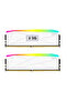 V-Color Manta Xfinity+ Oled Argb Ddr5 32Gb (2X16Gb) 6400Mhz Cl32 – Built-In Oled Display – Amd Expo – White