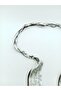 The Stylish Patterned Scarf Belt Adds an Original Touch to Summer Outfits with Wooden Bead Details and a Soft Texture. - 3