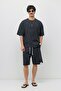 Washable oversize t-shirt and shorts set
