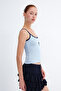 Embroidery Detailed Strappy Tank Top A1950 - 4