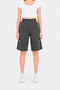 Women's Cotton Capri Dark Khaki-7003 - 4