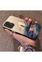 Samsung Galaxy A52 Compatible Silicone Edge Hard Back Case Couple Phone Case Tower Pattern - 2
