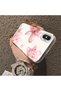iPhone XS Max Compatible Silicone Edge Hard Back Case Couple Phone Case with Floral Pattern - 4