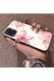 Samsung Galaxy M12 Compatible Silicone Edge Hard Back Case Couple Phone Case with Floral Pattern - 2