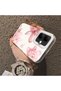 Tecno Spark Go 2 Compatible Silicone Edge Hard Back Case Couple Phone Case with Floral Pattern - 4