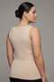 Trend42Plus Large Size Thick Strap Basic Top - Beige - 6