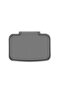 Square Pedal Plastic Trash Can 90 Liters Model HANA-GRY Size 45x37.5x82.5cm Grey - 2