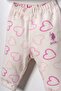 Embroidered Baby Girl White Long Sleeve Pajama Set Usb3261-C-V1 - 3