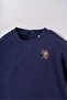 Baby Boy Embroidered Navy Blue Long Sleeve Pajama Set Usb3170-C-V4 - 2