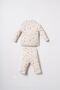 Baby Boy Falling Leaves White Shirt Pajama Set Usb3103-C-V1 - 4