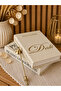 Fabric Decorative Book Box Set of 2 - Hidden Storage Box Black Navy Blue Modern Home Decoration - 3