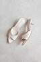 Randall Women's Heeled Leather Sandals Beige - 2