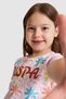 Girl's White Crew Neck T-Shirt 50323913-Vr013 - 2