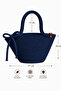 Lola Bow Detailed Straw Handbag Natural Weave Summer Beach, Daily Stylish Design Bag - 2