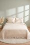 Elowen Double 100% Cotton Embroidered Ruffle Duvet Cover Set - 4 Pieces - 2