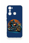 Infinix Hot 20I Compatible Moto Rider Patterned Silicone Case - 2