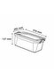 Rectangular Clear Storage Box with Lid – 5 Ltr | 310 × 205 × 137 mm - 2