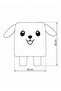 Dog Plush Double-Sided Pillow Decorative Pillow and Sleeping Companion Happy and Emotional - 6