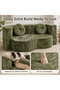 Convertible Folding Futon Sofa Bed, Queen Sleeper Sofa with Pillow, Teddy Floor & Futon Loveseat Couch, Foam Folding Mattress Sleeper for Living Room, Guest Use, Apartment, No Assembly - 2