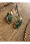 Geometric Design Style Necklace Earring Set - 3