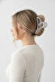 Heart Shaped Transparent Purple Hairpin Latch Clip Women's Accessory - 3