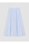Xside Blue High Waist A-Line Skirt - 6