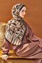 Riva Shawl Tencel Botanical Floral Dark Gray - 2