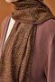 Riva Shawl Tencel Secret Garden Brown - 5