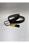 Muccas - Eroğlu Kemer Men's Black Faux Leather Belt - 4