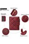 Small Wallets for Women Leather Bifold Wallet Women RFID Blocking Purse Holder with 15 Card Slots - 5