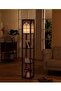 KLNAMAEAAN Nordic Modern Bedroom linen cover Standing Floor vertical lamp With 9W bulb and USB - 2