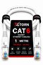 كابل إيثرنت CAT6 بطول 1 متر RJ45 LAN كابل مودم إنترنت لجهاز التوجيه والكمبيوتر