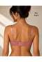 حمالة صدر ناعمة من نوع SoftLift بمقاس C مع دعم ودعامة سفلية، مقطوعة بالليزر، بدون حمالات، بتصميم لوتس، لامعة، مستوردة. - 2