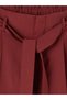 Vizyon New Season Women's Pleated Shorts with Belted Waist - 3