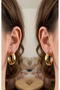 Women's Hoop Steel Earrings