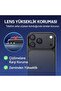 واقي عدسة الكاميرا من ysf shop لهاتف iPhone 17 Pro/Pro Max، أزرق، أبيض، برتقالي، زجاج مقسى، مقاوم للخدش - 2