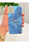 iPhone 11 Case with Marbling Effect, 3D Bow and Floral Pattern, Raised Camera Cover - 6